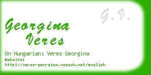 georgina veres business card